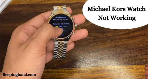 michael kors watch back won 't go back on|can't get back on my watch.